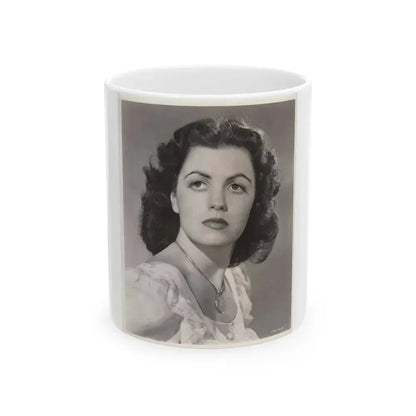 Faith Domergue #38 (Vintage Female Icon) White Coffee Mug 11oz - Go Mug Yourself