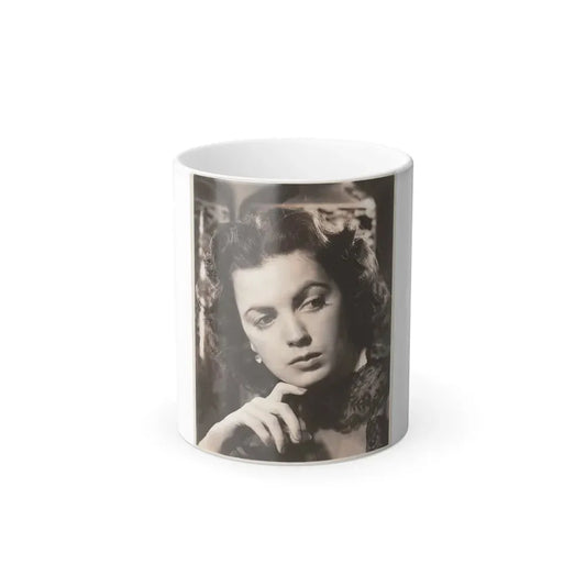 Faith Domergue #42 (Vintage Female Icon) Color Changing Coffee Mug 11oz - Go Mug Yourself