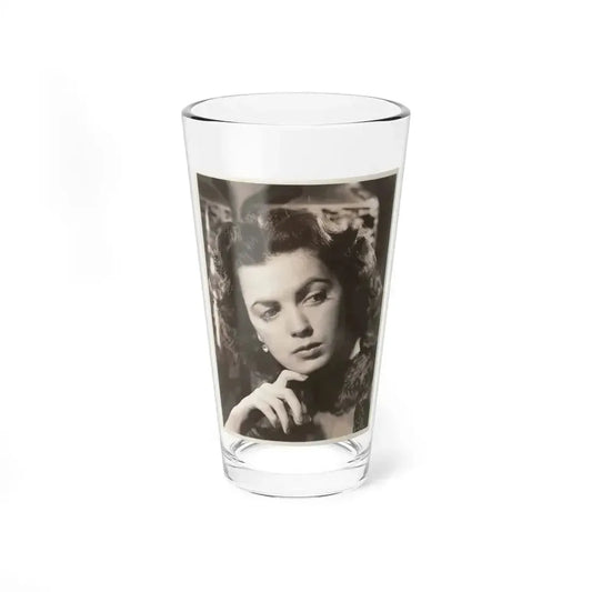Faith Domergue #42 (Vintage Female Icon) Pint Glass 16oz 16oz - Go Mug Yourself
