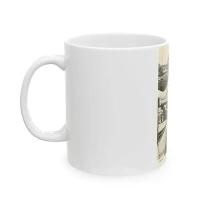 Faith Domergue #47 1 (Vintage Female Icon) White Coffee Mug - Go Mug Yourself