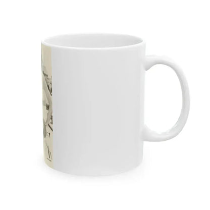 Faith Domergue #47 1 (Vintage Female Icon) White Coffee Mug - Go Mug Yourself