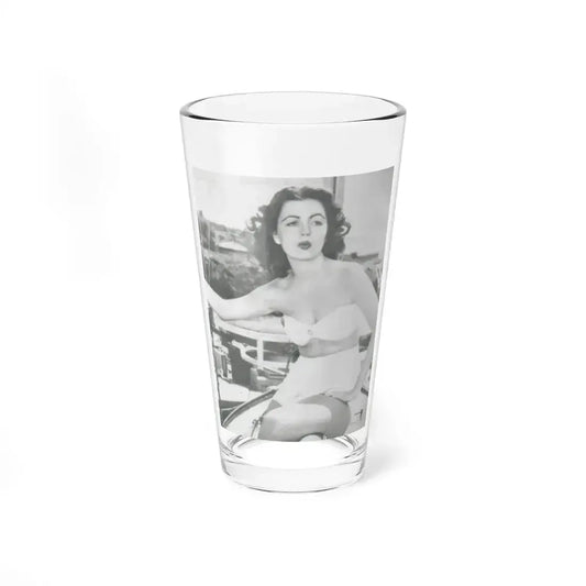 Faith Domergue #47 (Vintage Female Icon) Pint Glass 16oz 16oz - Go Mug Yourself
