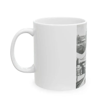 Faith Domergue #47 (Vintage Female Icon) White Coffee Mug - Go Mug Yourself