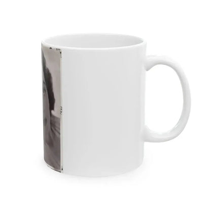 Faith Domergue #48 (Vintage Female Icon) White Coffee Mug - Go Mug Yourself