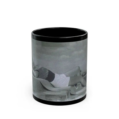 Faith Domergue #55 (Vintage Female Icon) Black Coffee Mug 11oz - Go Mug Yourself