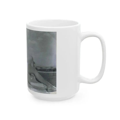Faith Domergue #55 (Vintage Female Icon) White Coffee Mug - Go Mug Yourself