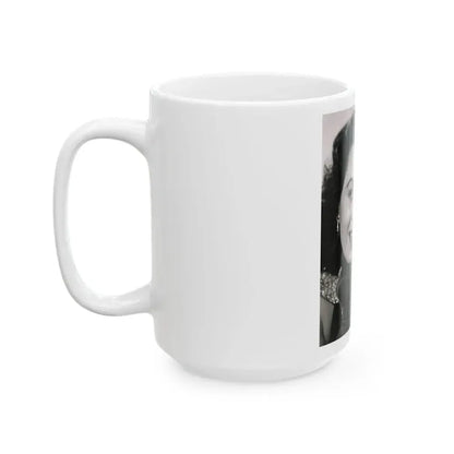 Faith Domergue #64 1 (Vintage Female Icon) White Coffee Mug - Go Mug Yourself