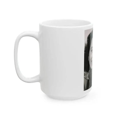 Faith Domergue #64 1 (Vintage Female Icon) White Coffee Mug - Go Mug Yourself