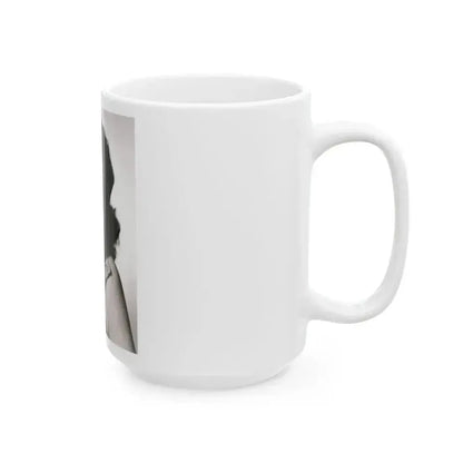 Faith Domergue #64 1 (Vintage Female Icon) White Coffee Mug - Go Mug Yourself