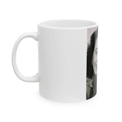 Faith Domergue #64 1 (Vintage Female Icon) White Coffee Mug - Go Mug Yourself