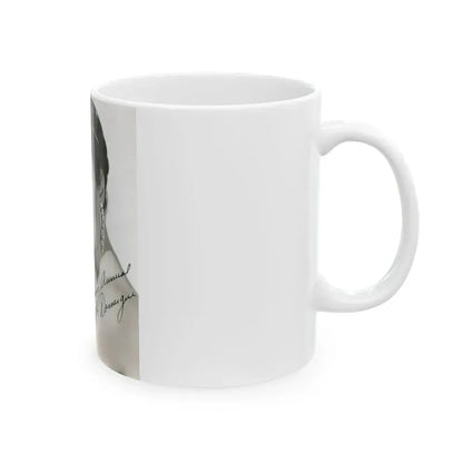 Faith Domergue #70 (Vintage Female Icon) White Coffee Mug - Go Mug Yourself