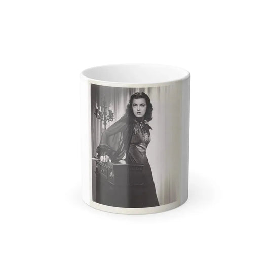 Faith Domergue #72 (Vintage Female Icon) Color Changing Coffee Mug 11oz - Go Mug Yourself