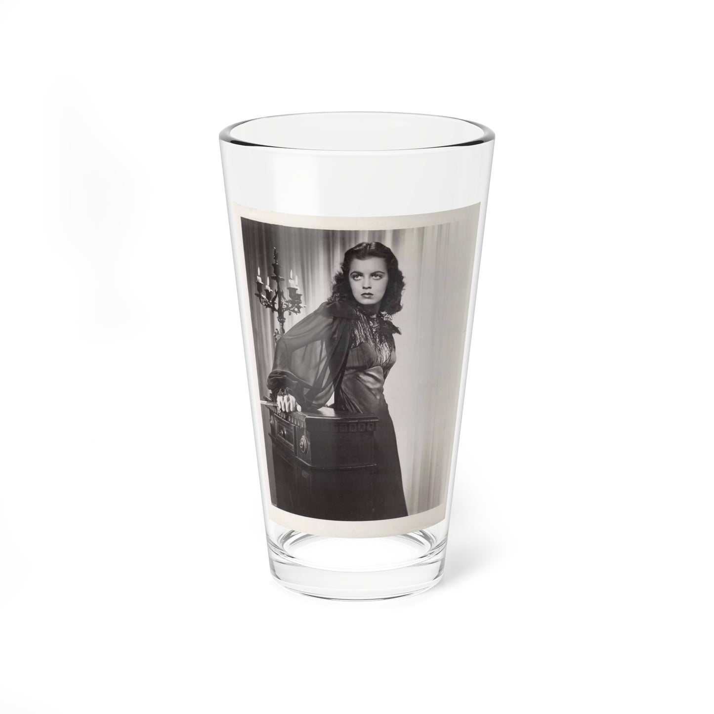 Faith Domergue #72 (Vintage Female Icon) Pint Glass 16oz-16oz-Go Mug Yourself