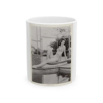 Faith Domergue #73 (Vintage Female Icon) White Coffee Mug 11oz - Go Mug Yourself