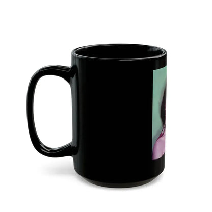 Faith Domergue #81 (Vintage Female Icon) Black Coffee Mug - Go Mug Yourself