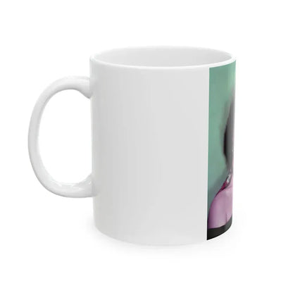 Faith Domergue #81 (Vintage Female Icon) White Coffee Mug - Go Mug Yourself