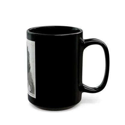 Faith Domergue #84 (Vintage Female Icon) Black Coffee Mug - Go Mug Yourself