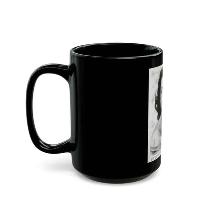 Faith Domergue #84 (Vintage Female Icon) Black Coffee Mug - Go Mug Yourself