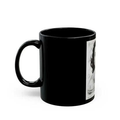 Faith Domergue #84 (Vintage Female Icon) Black Coffee Mug - Go Mug Yourself