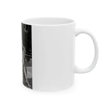 Faith Domergue #89 (Vintage Female Icon) White Coffee Mug - Go Mug Yourself