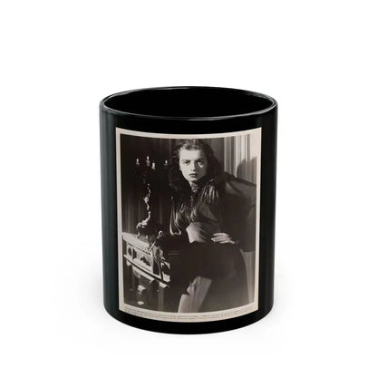 Faith Domergue #95 (Vintage Female Icon) Black Coffee Mug 11oz - Go Mug Yourself