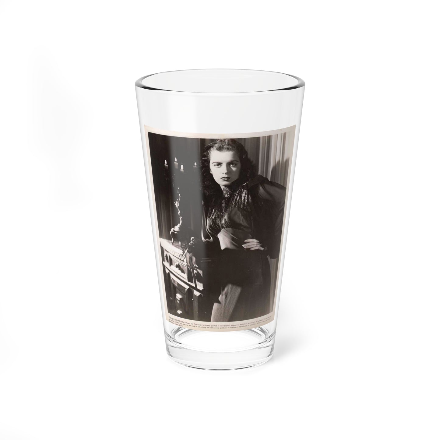 Faith Domergue #95 (Vintage Female Icon) Pint Glass 16oz-16oz-Go Mug Yourself