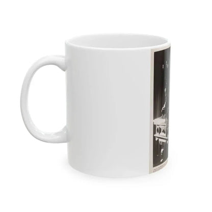 Faith Domergue #95 (Vintage Female Icon) White Coffee Mug - Go Mug Yourself