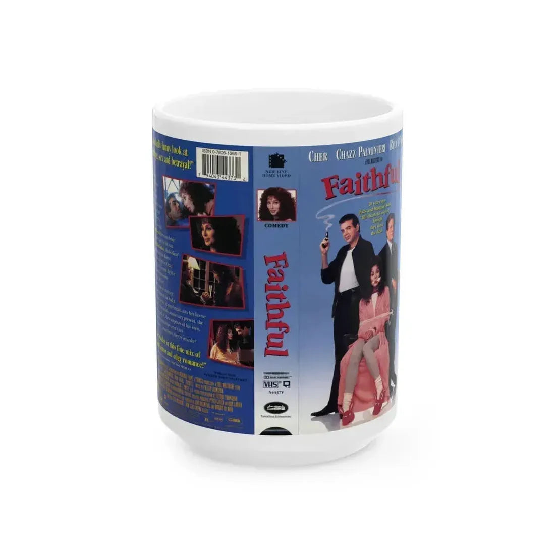 FAITHFUL (VHS COVER) - White Coffee Mug 15oz - Go Mug Yourself