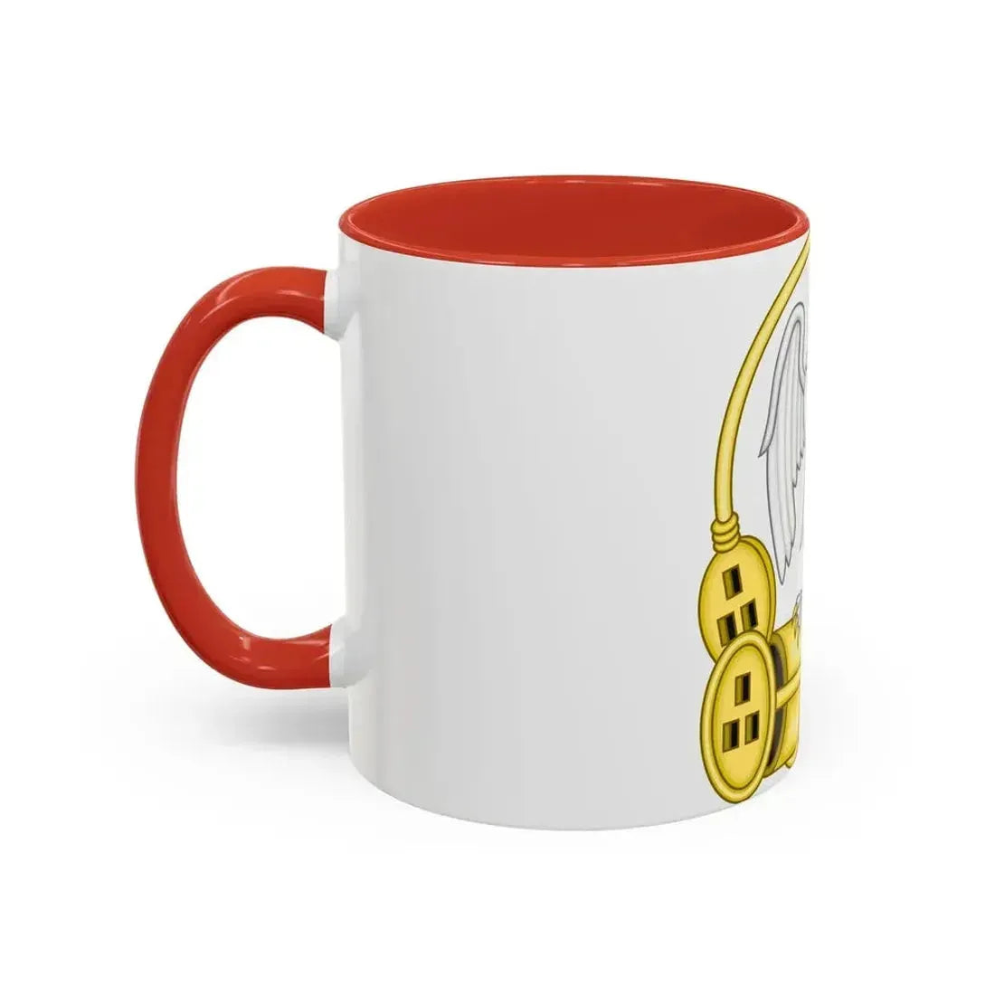 Falcon and Fetterlock Badge of Edward IV - Accent Coffee Mug - Go Mug Yourself