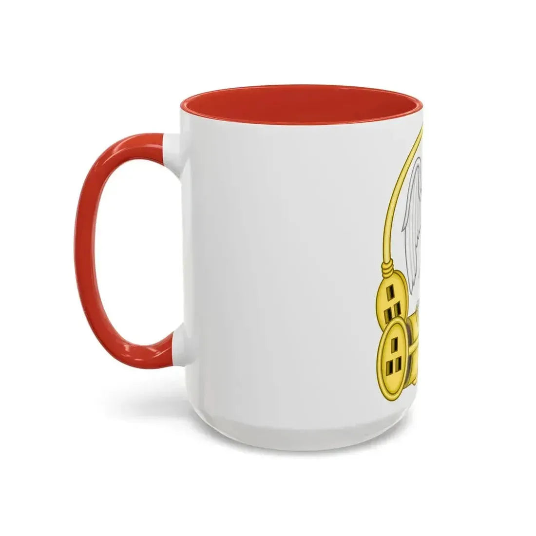 Falcon and Fetterlock Badge of Edward IV - Accent Coffee Mug - Go Mug Yourself
