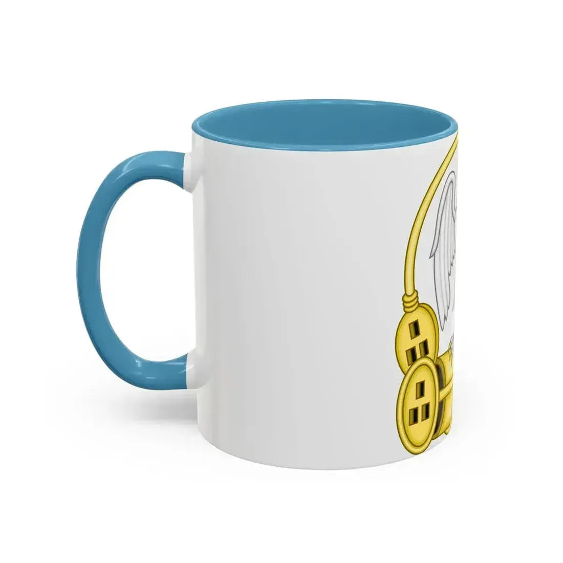 Falcon and Fetterlock Badge of Edward IV - Accent Coffee Mug - Go Mug Yourself