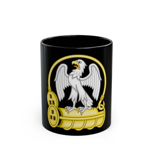 Falcon and Fetterlock Badge of Edward IV - Black Coffee Mug-11oz-Go Mug Yourself