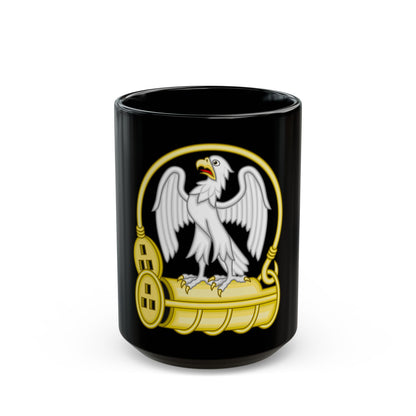 Falcon and Fetterlock Badge of Edward IV - Black Coffee Mug-15oz-Go Mug Yourself