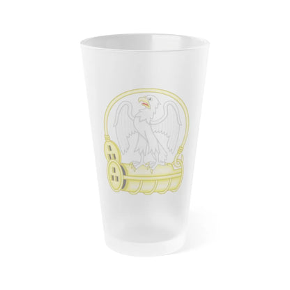 Falcon and Fetterlock Badge of Edward IV - Frosted Pint Glass 16oz-16oz-Frosted-Go Mug Yourself