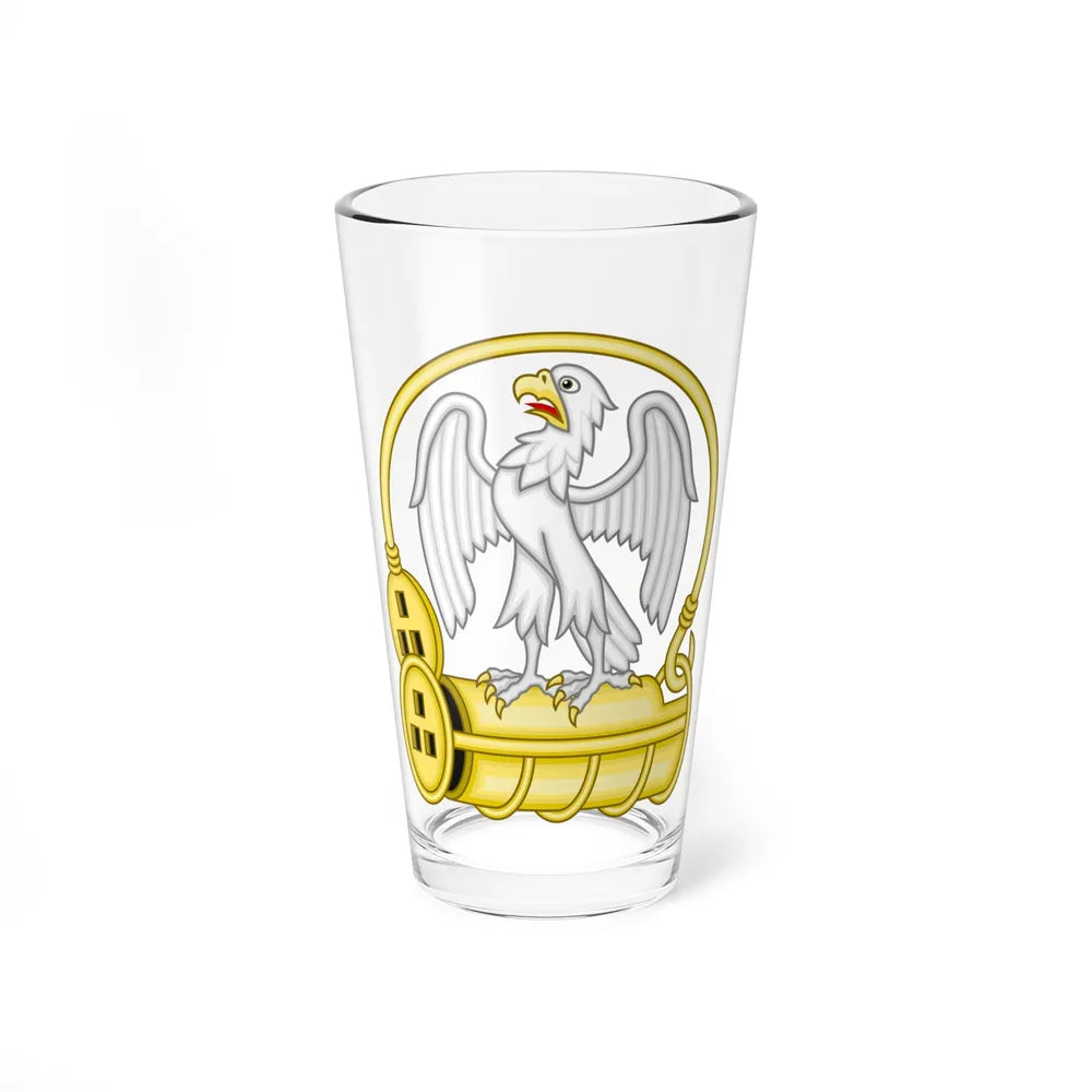 Falcon and Fetterlock Badge of Edward IV - Pint Glass 16oz-16oz-Go Mug Yourself