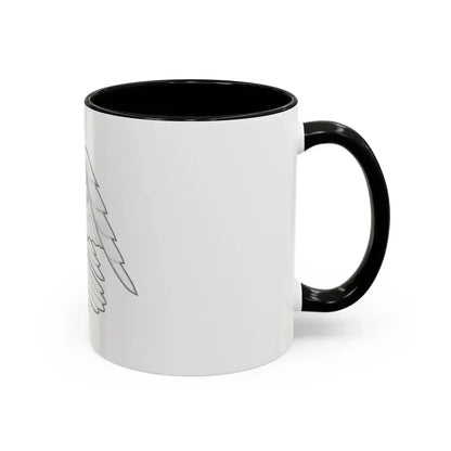 Falcon with a virgin's face Badge of Richard III - Accent Coffee Mug - Go Mug Yourself