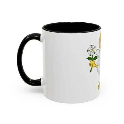 Falcon with a virgin's face Badge of Richard III - Accent Coffee Mug - Go Mug Yourself