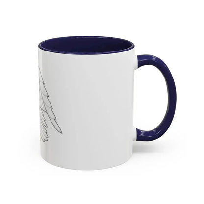 Falcon with a virgin's face Badge of Richard III - Accent Coffee Mug - Go Mug Yourself