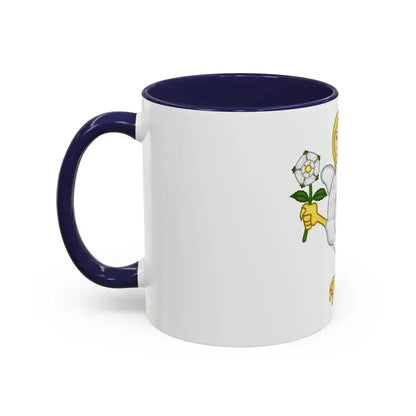 Falcon with a virgin's face Badge of Richard III - Accent Coffee Mug - Go Mug Yourself