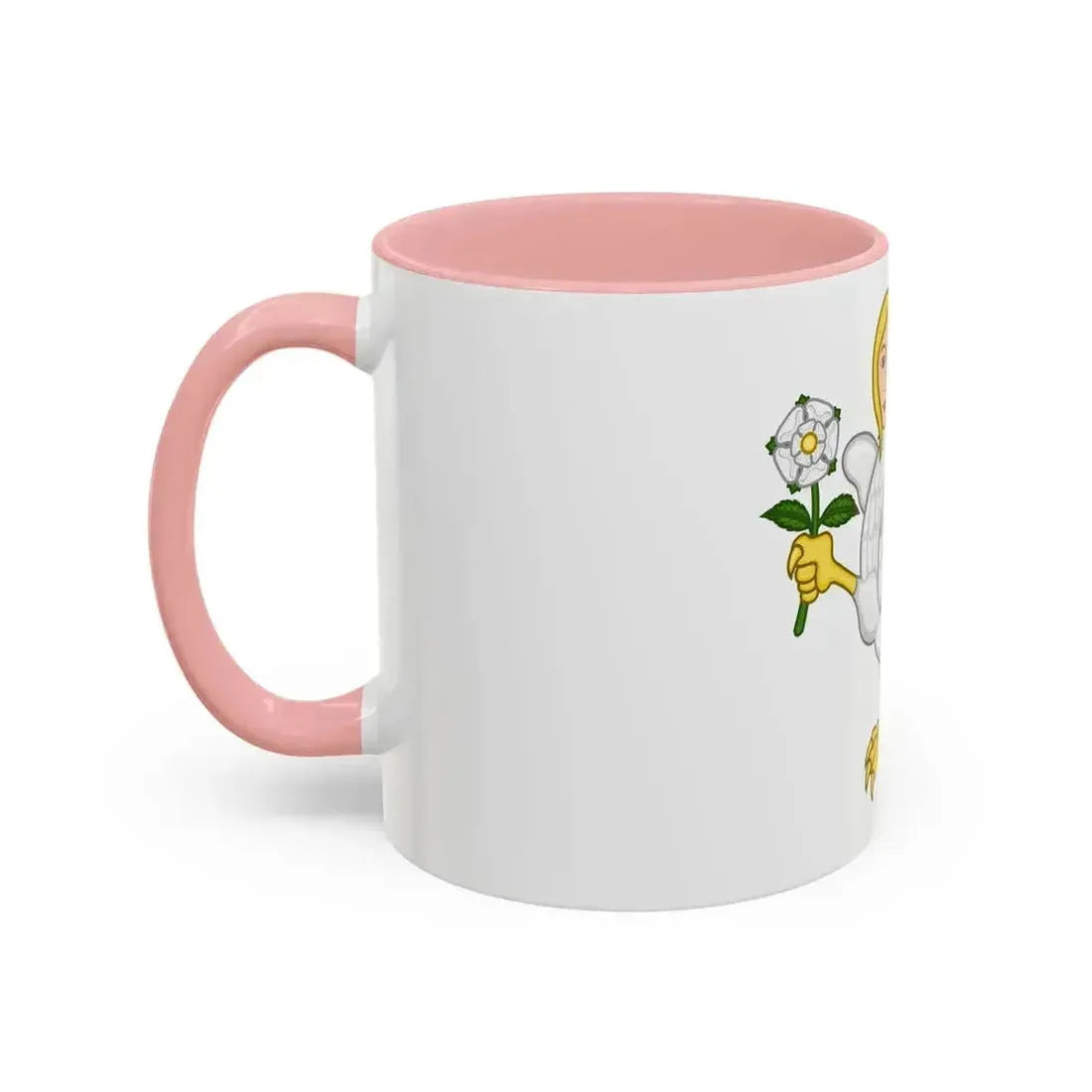 Falcon with a virgin's face Badge of Richard III - Accent Coffee Mug - Go Mug Yourself