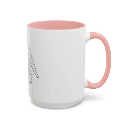Falcon with a virgin's face Badge of Richard III - Accent Coffee Mug - Go Mug Yourself