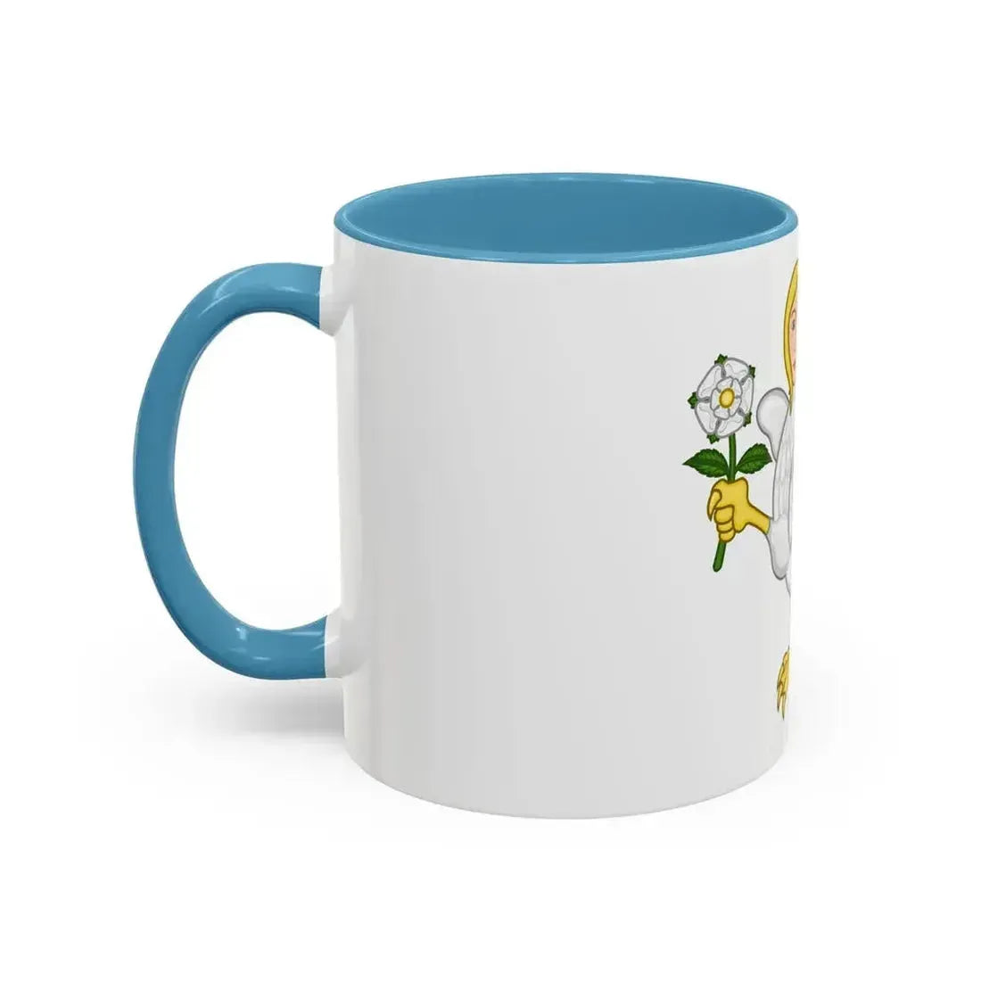 Falcon with a virgin's face Badge of Richard III - Accent Coffee Mug - Go Mug Yourself