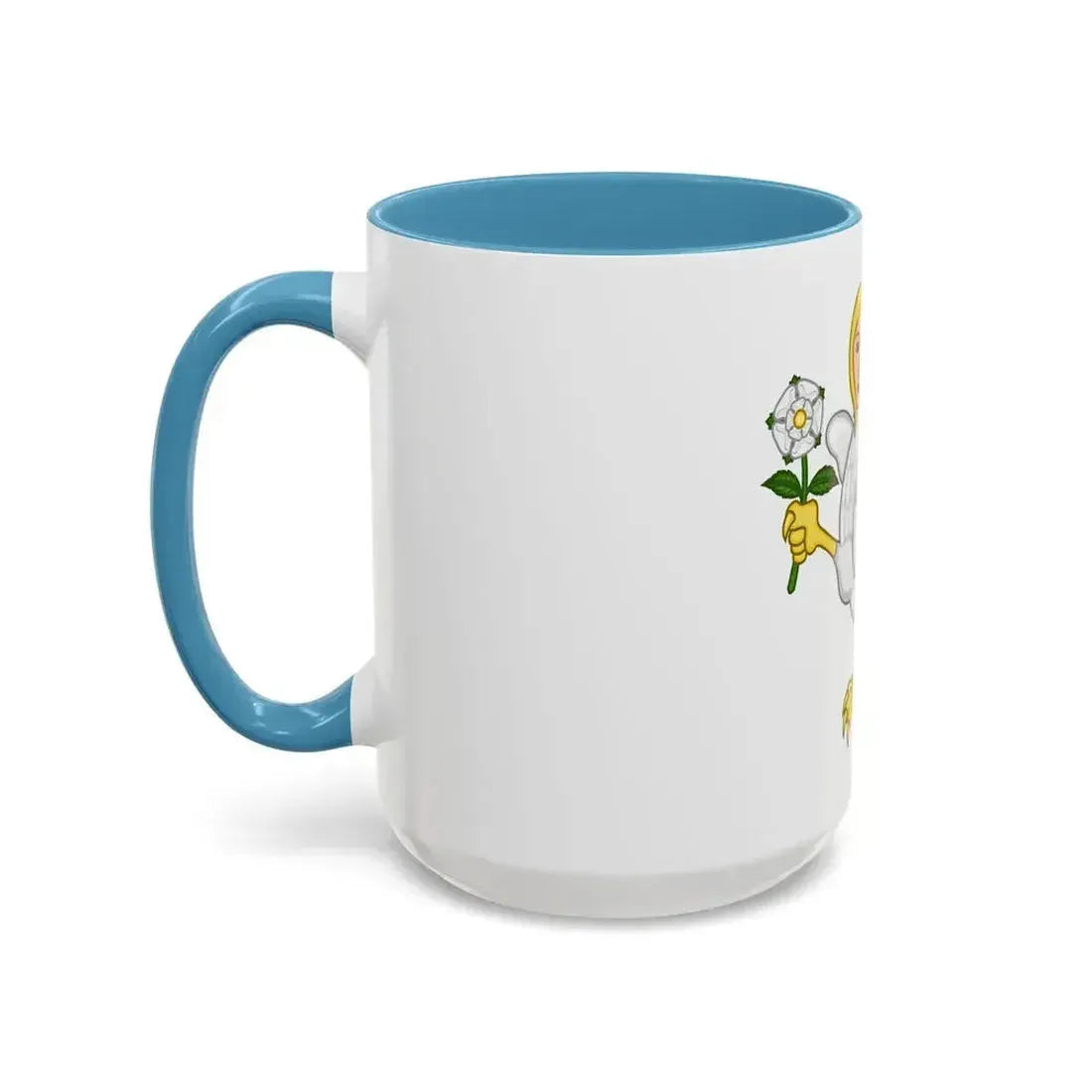 Falcon with a virgin's face Badge of Richard III - Accent Coffee Mug - Go Mug Yourself