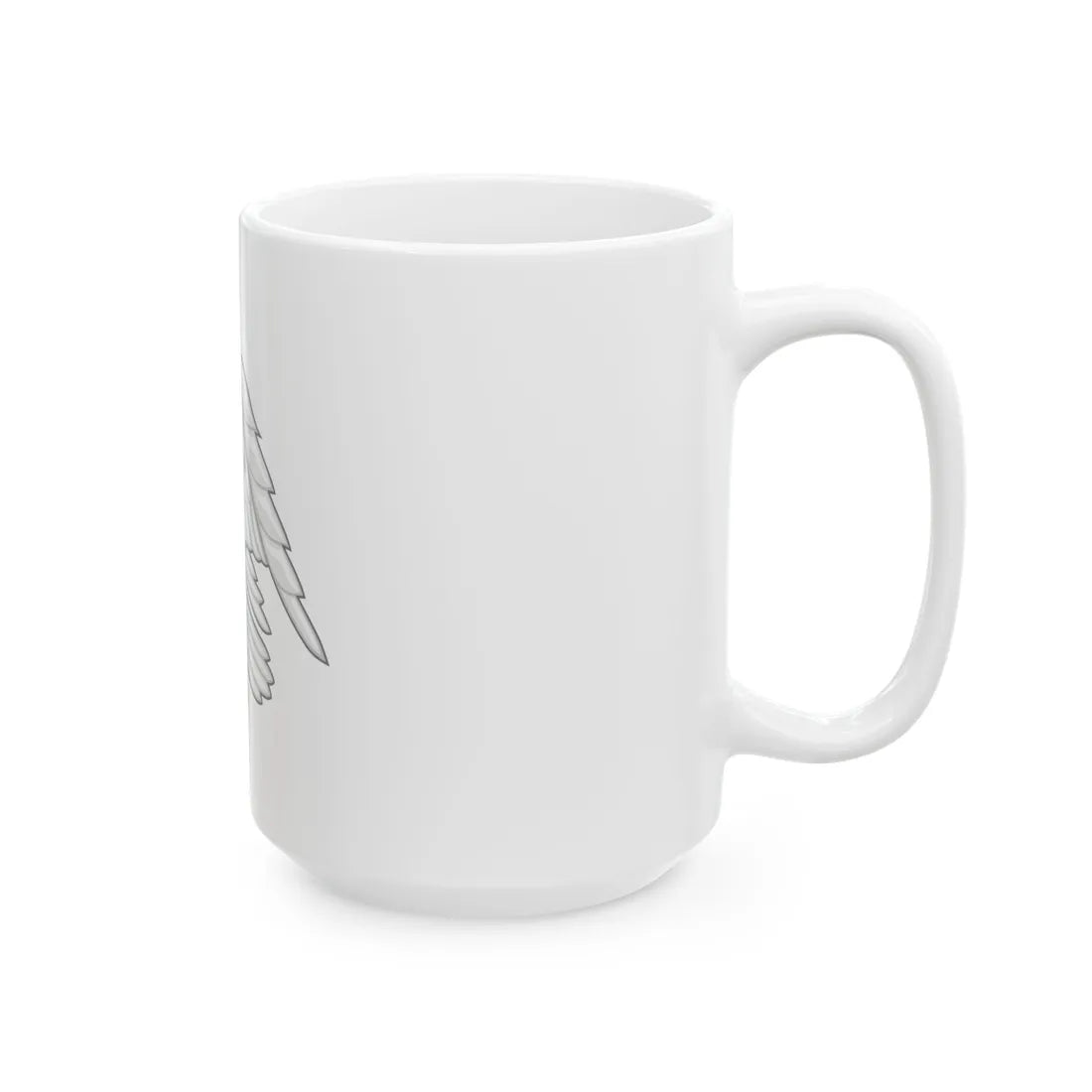 Falcon with a virgin's face Badge of Richard III - White Coffee Mug - Go Mug Yourself
