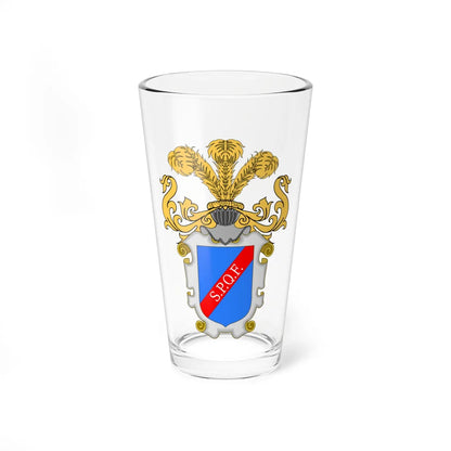 Falerone-Stemma (Italy) (Coat of Arms) Pint Glass 16oz 16oz - Go Mug Yourself