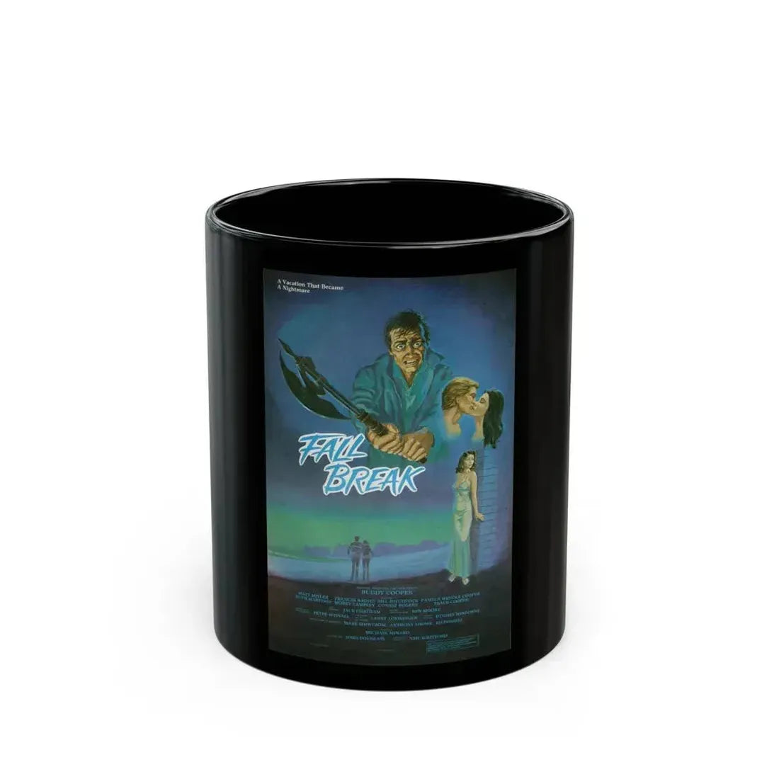 FALL BREAK (THE MUTILATOR) 1984 Movie Poster - Black Coffee Mug 11oz - Go Mug Yourself