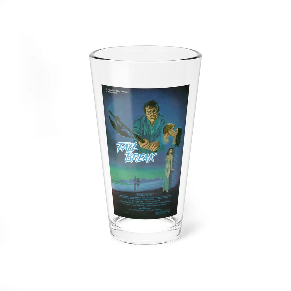 FALL BREAK (THE MUTILATOR) 1984 Movie Poster - Pint Glass 16oz-16oz-Go Mug Yourself