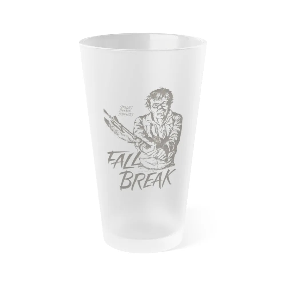 FALL BREAK (THE MUTILATOR) 2 1984 Movie Poster - Frosted Pint Glass 16oz-16oz-Frosted-Go Mug Yourself