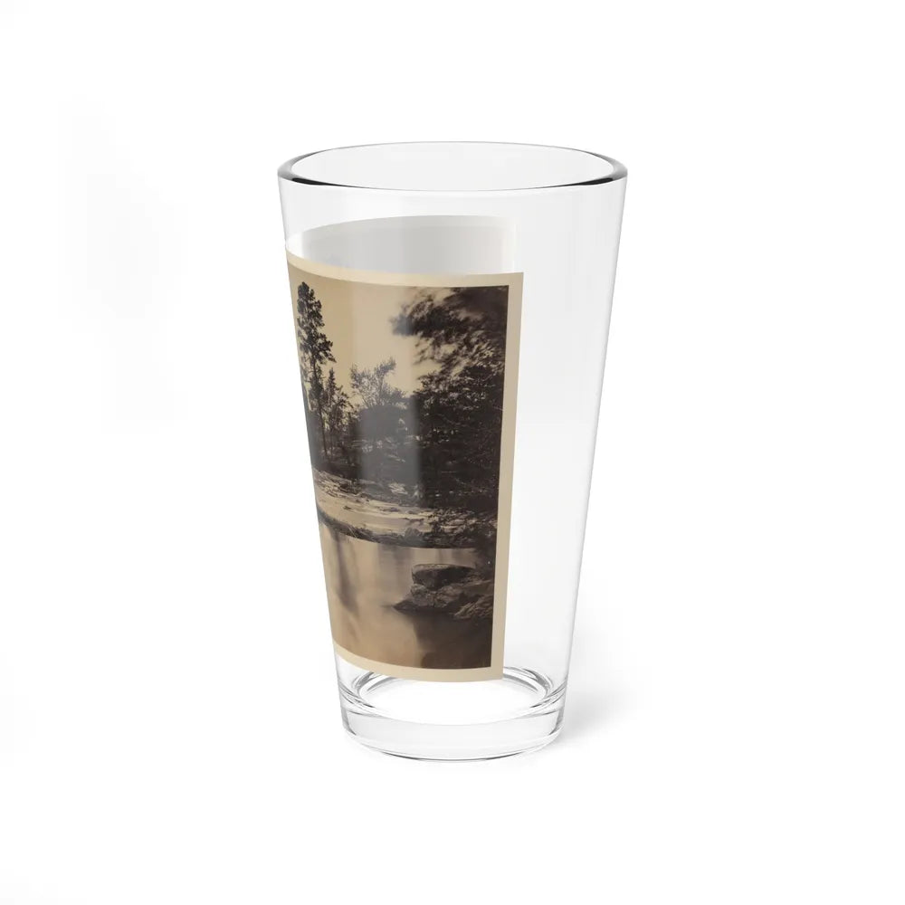 Fallen Tree Across Hazel River, Virginia (U.S. Civil War) Pint Glass 16oz-Go Mug Yourself