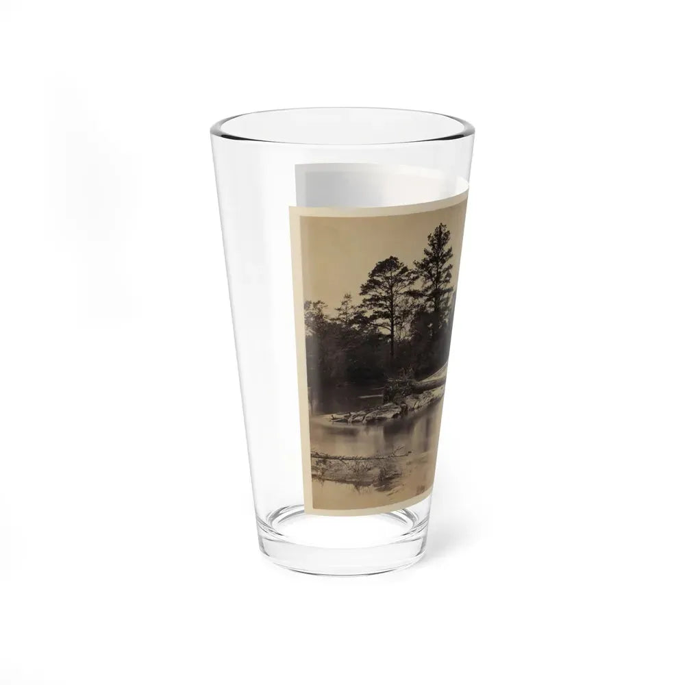 Fallen Tree Across Hazel River, Virginia (U.S. Civil War) Pint Glass 16oz - Go Mug Yourself